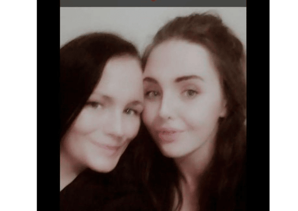 The late Jessica McLoughlin and her niece, Rebecca McLoughlin