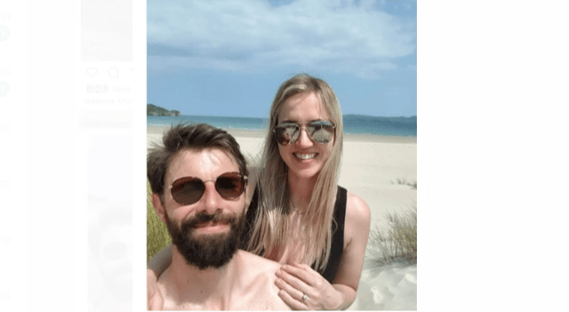 Husband and wife to be: David Breen and Emma Farquharson I PICTURE: Instagram