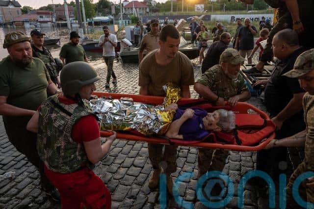 Mr Zelensky also raised the prospect of funding allocations to help compensate residents and businesses driven from their homes and offices by rising waters.
