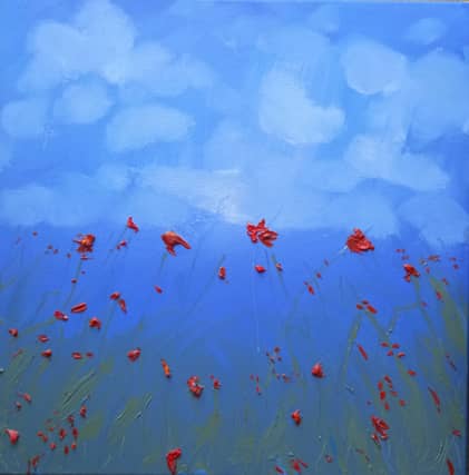 Out of the Blue is a collection of oil paintings