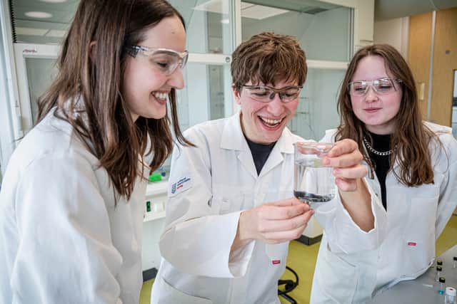It produces zero waste by retaining nearly all the magnetic liquid while removing microplastics, which can be outsourced for future recycling possibilities.