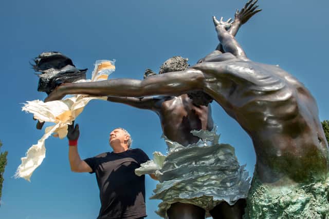 All of the artworks will be for sale, with prices ranging from 1,000 euro up to 450,000 euro.