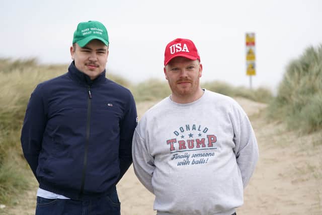 The arrival of Donald Trump also brought dozens of supporters and the descent of the nation’s media on the small village of Doonbeg.