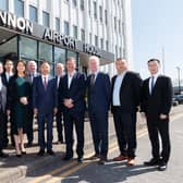 The delegation met with Shannon Chamber chief executive Helen Downes, its president Eoin Gavin and director Kevin Thompstone