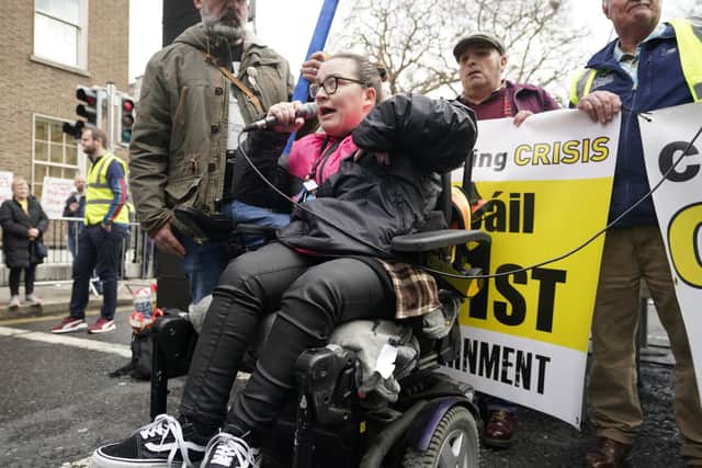 Disability and homelessness campaigner Kayleigh McKevitt said the rises in cost of living and housing prices have had a serious impact on her mental well-being.