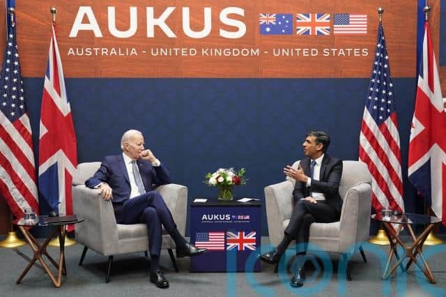 Mr Sunak told the president: “I look forward to our conversations and also importantly, to invite you to Northern Ireland, which hopefully you will be able to do and so we can commemorate the anniversary of the Good Friday Agreement.