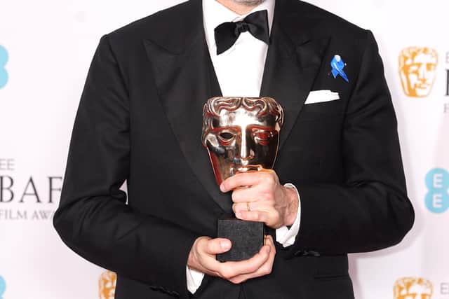 Taking to the stage just after the halfway point in the ceremony at London’s Royal Festival Hall, Berger hailed the other filmmakers in his category who “inspire” him, and he also paid tribute to those fighting in Ukraine.