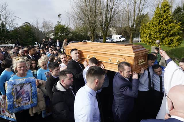 As mourners gathered for the funeral of Mr Keenan on Wednesday, the Olympic Boxing Club formed a guard of honour outside the church for the former Galway County Champion.