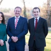Eoin Gavin, president of Shannon Chamber, with Helen Downes, chief executive, Shannon Chamber and Peter Mannion, partner at McKinsey & Company | PICTURE: Eamon Ward