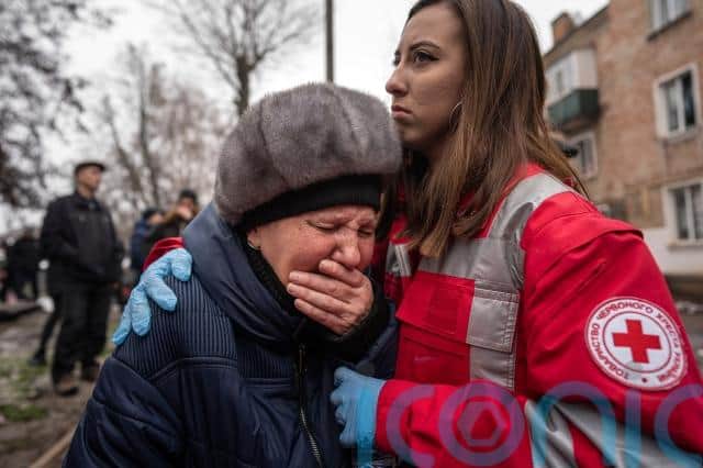 Four people were killed in the strike, and 13 injured, four of them children, authorities said.