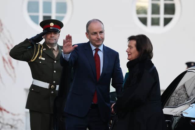 The Fine Gael leader has replaced the Fianna Fail leader as taoiseach under the terms of the coalition deal struck in 2020.