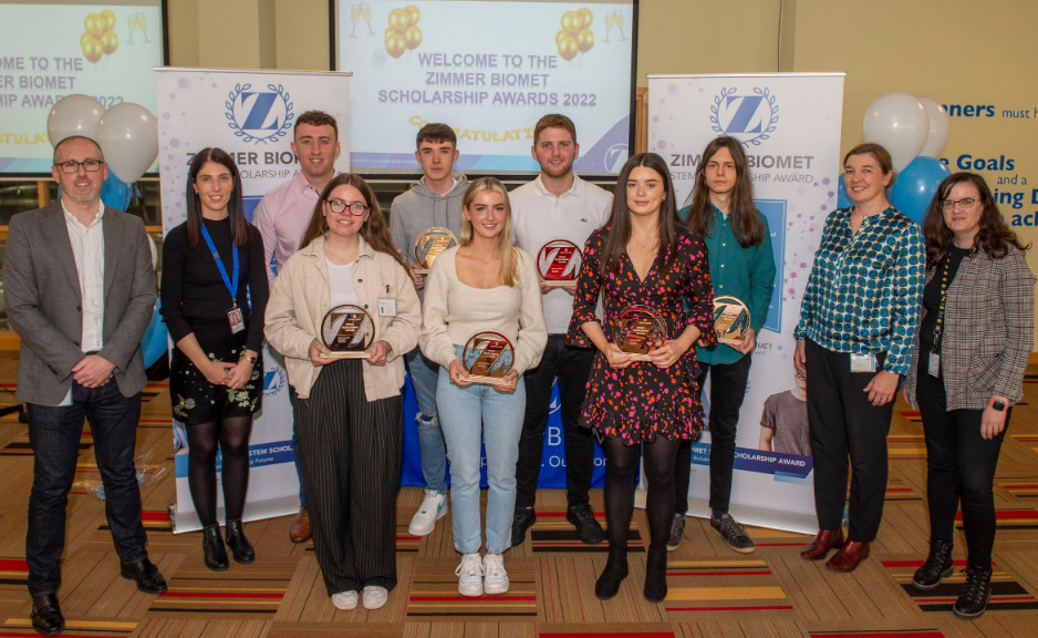 Zimmer Biomet Announces Winners of The 2022 Annual STEAM Scholarship Award in Ireland