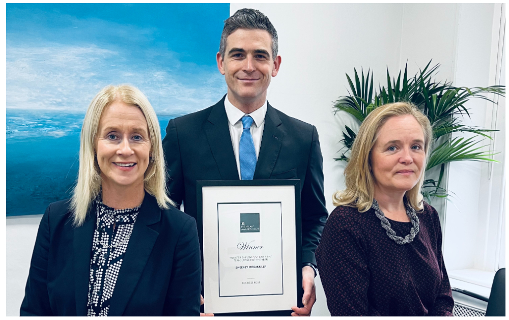 PIC: Jane O’Connor (Partner), David Sherry (Associate) and Aoife Hennessy (Partner)