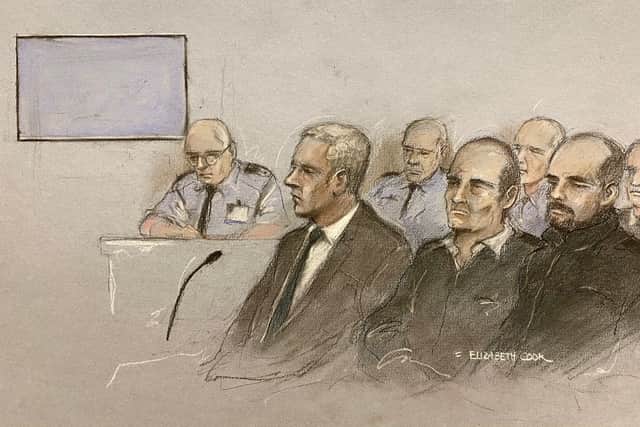Mr Dowdall said he saw the image and that he recognised one of the men.