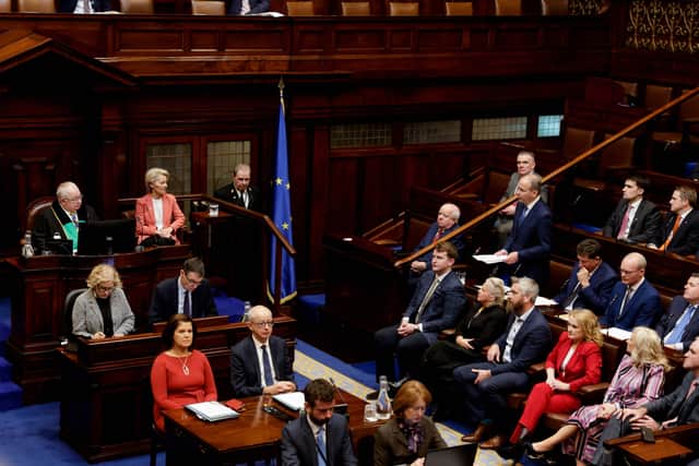 She noted the progress Ireland had made since joining the EU, saying that it had grown its GDP from half of the EU average in the 1970s, to it now being double the EU average.