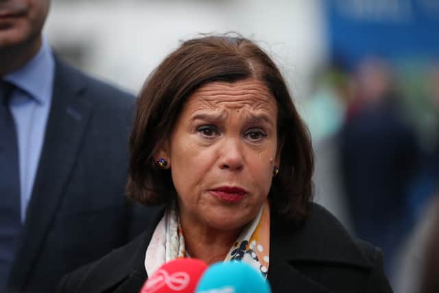 She added that the “best outcome” from the next election would be a new government without Fianna Fail or Fine Gael.