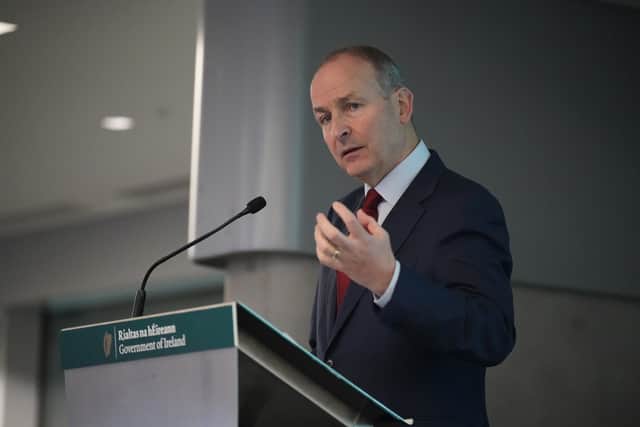 Mr Martin told reporters at a housing construction site in Shankill, Co Dublin, that many communities the “length and breadth” of the country are “doing exceptional work in welcoming Ukrainian families”.