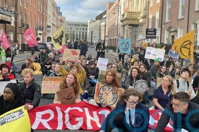 “We wouldn’t be here skipping school and striking on the streets to demand action if they were actually listening. They hear us but they don’t listen.