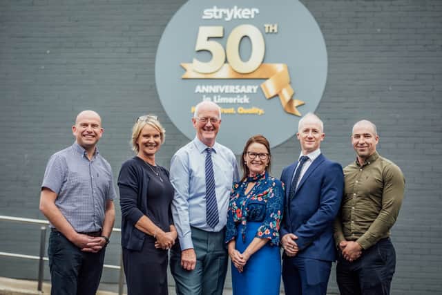 Mr. Murray's visit marked one of several events happening at Stryker Limerick to celebrate the 50-year history of a facility at this location, which has been home to medical device manufacturing since 1972.