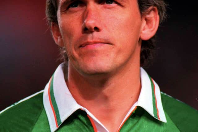 The striker, who played for the country for 14 years and earned 88 caps, was an ever-present figure during Jack Charlton's managerial tenure and competed at Euro 88 and two World Cups in 1990 and 1994.