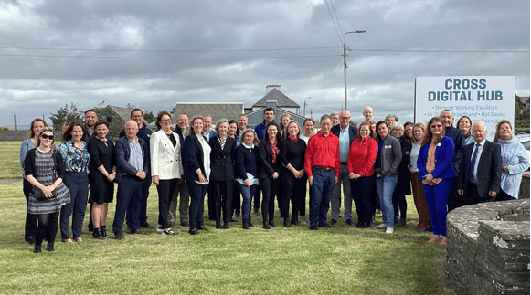 Great Lighthouses of Ireland delegation at Loop Head Peninsula in County Clare, joined by Irish Lights Chief Executive Yvonne Shields O’Connor and Clare County Council Chief Executive Pat Dowling