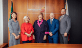 H.E. Ambassador of Poland Ms. Anna Sochańska was accompanied on her visit to Shannon Airport by First Secretary Mr. Klaudiusz Tchórzewski and Senator Maria Byrne. 