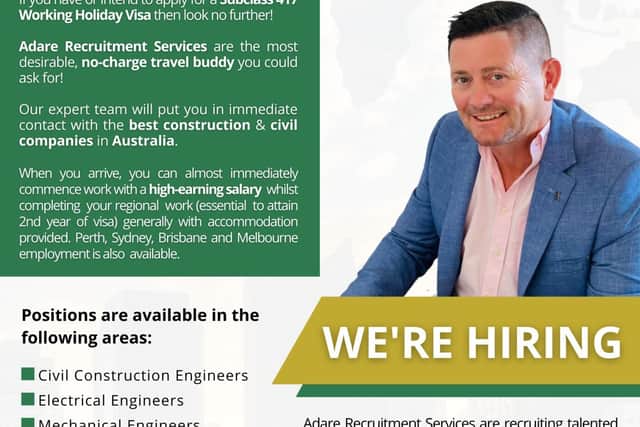 Adare Recruitment Services recommends that you complete your ‘regional’ work on arrival in the Pilbara region, with the best paying jobs in Australia and accommodation provided usually. You will then be in a position to rent out fabulous accommodation by the beach, with your 2nd year visa in the bag!
