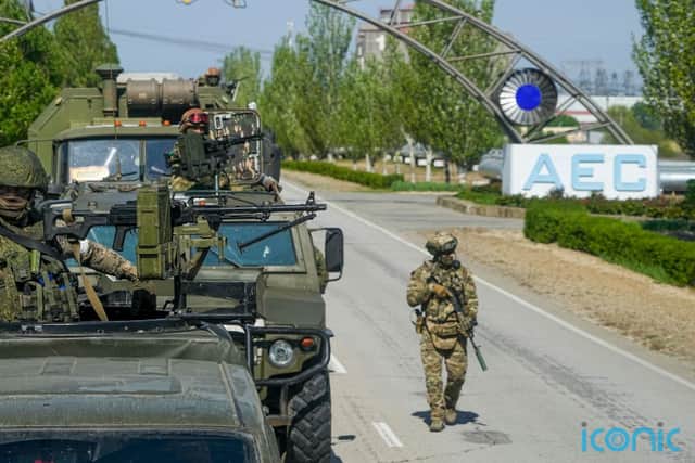 The ministry said Ukrainian troops also shelled the adjacent city of Enerhodar twice overnight.