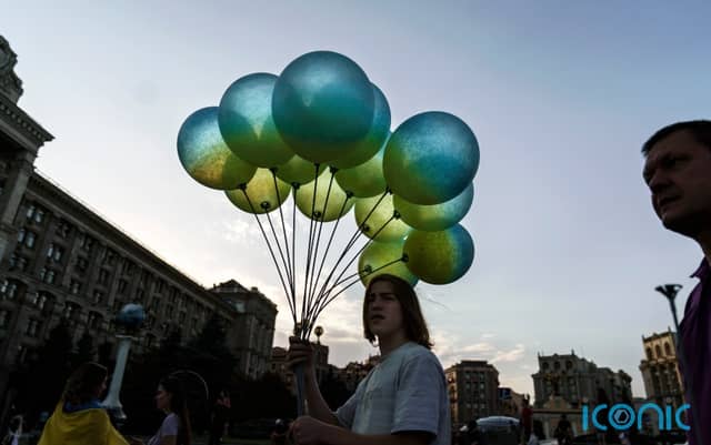 Ukrainian President Volodymyr Zelensky urged the public to be vigilant amid fears the national holiday might bring particularly heavy Russian attacks