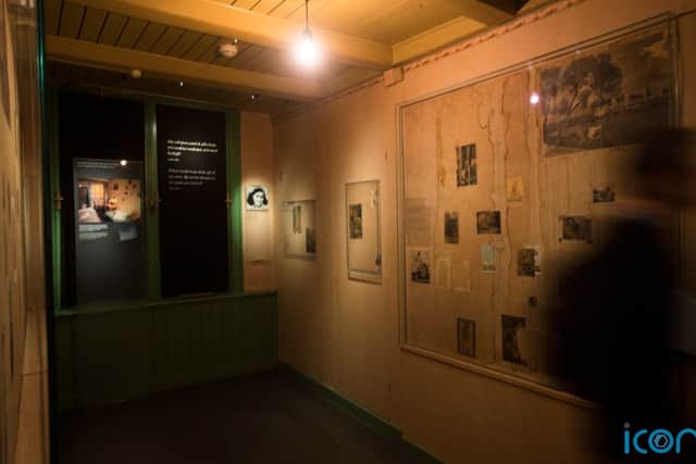 The Frank family members hid in the annex from July 1942 until they were arrested in August 1944 and deported to concentration camps.