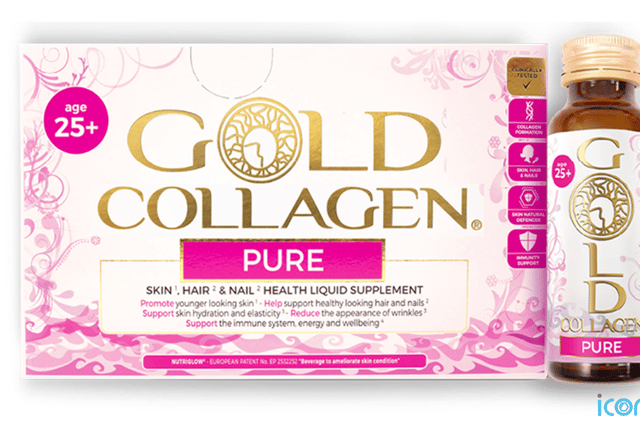 “Collagen acts as the glue that holds ligaments, joints and bones together. It works by strengthening the skin and promoting elasticity and hydration,” suggests Tony Sanguinetti, CEO of Gold Collagen (gold-collagen.com).