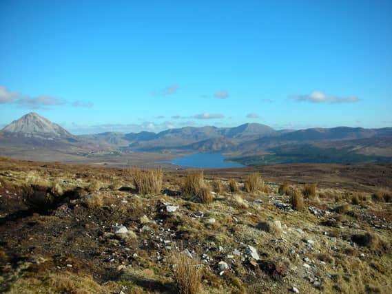 Lough Nacung Upper with Lough Dunlewey in the distance. Pic: Michael Murtagh