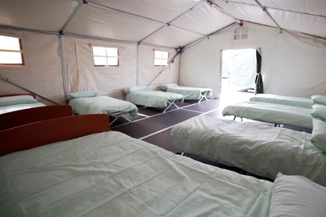 It comes as the Government said Ukrainian refugees will only be expected to stay in tents at Gormanston military camp in Co Meath for a week. Some 150 people will be moved there today.