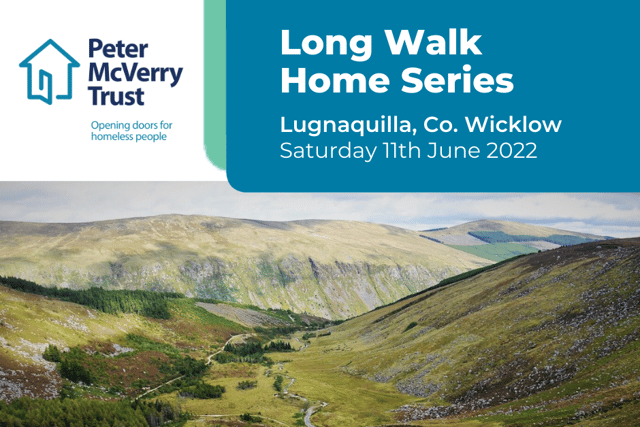 The Glenmalure Loop hike is described as the most scenic route to the peak. On completion of the hike, participants enjoy soup, sandwiches, tea & coffee, with a return bus to Dublin that evening.
