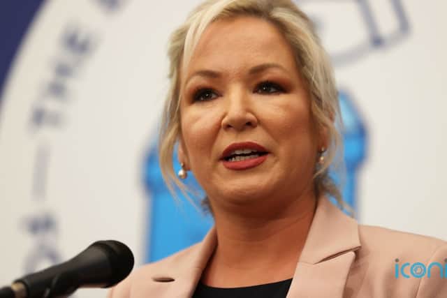 “I think the focus at the moment quite rightly is on getting Stormont back up and running, getting the money that is moving from the UK Government to Northern Ireland out to people in Northern Ireland so we can move forward on domestic issues, get the healthcare reform that people want to see and we want to get the protocol resolved for everyone in Northern Ireland.”