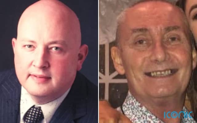Aidan Moffitt, 42, and Michael Snee, 58, were found dead in their own homes in the town earlier this week