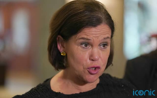 The Sinn Féin leader has called for an additional 1.4 billion euro of support for people struggling with surging bills