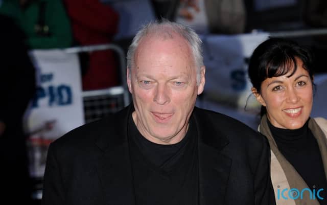 David Gilmour said the band hoped to raise funds but also ‘raise morale’