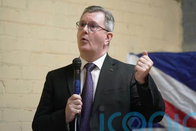 His comments come after Democratic Unionist Party (DUP) leader Sir Jeffrey Donaldson said on Friday he will not go back into the Stormont Executive until the matter of the protocol is dealt with.