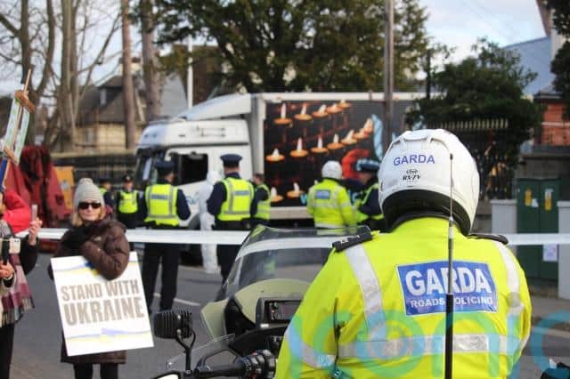 He said that 486 refugees arrived on Sunday and while around two-thirds of people have family connections in Ireland, that proportion is falling as the crisis escalates.