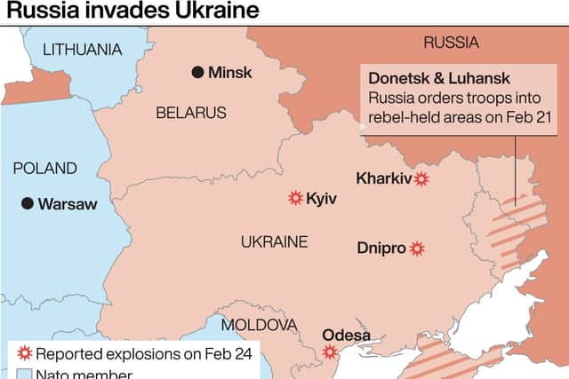 Mr Guterres later pleaded with Mr Putin, “In the name of humanity, bring your troops back to Russia.”