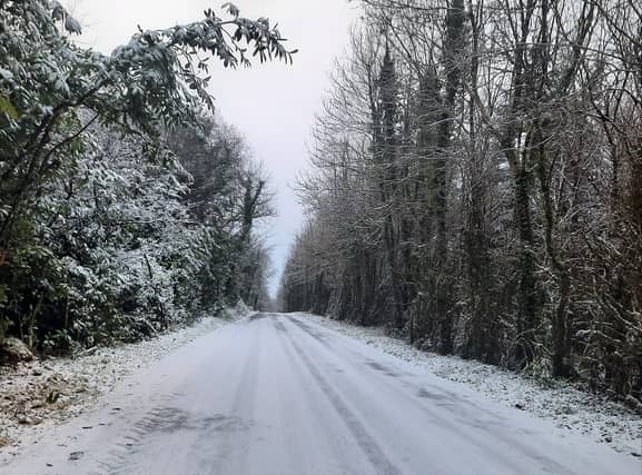 Weather alert issued for snow and ice in Donegal
