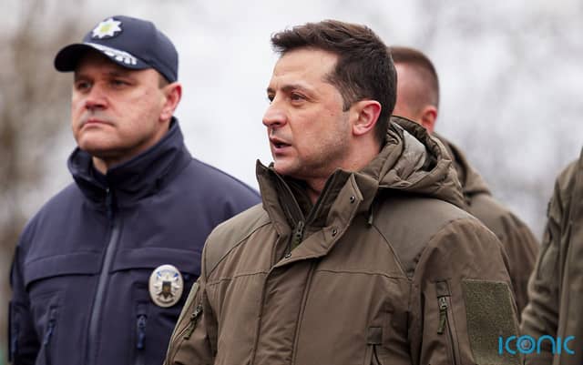 The leader’s comments came even as the US warned of more Russian troops pressing closer to Ukraine’s borders