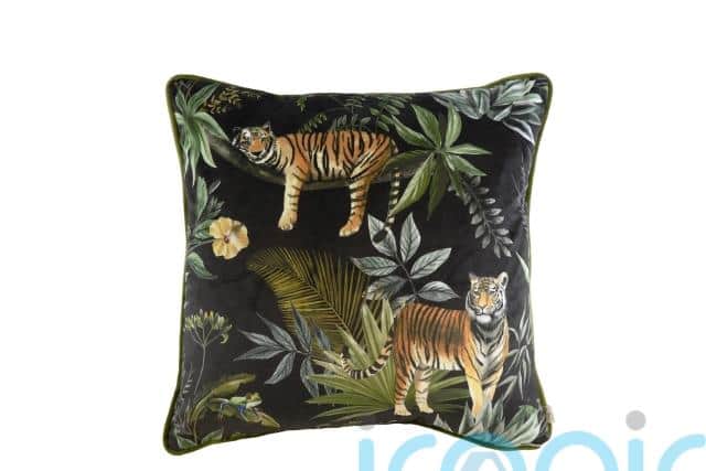 4. Evans Lichfield Jungle Tiger Piped Cushion, £15, Next