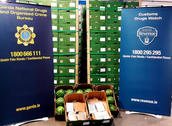 Laddie the Customs dog finds massive haul of cocaine at Dublin Port