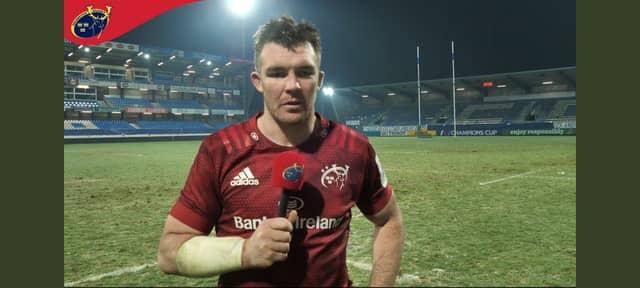 Munster captain Peter O'Mahony delivered a heartfelt tribute to Ashling Murphy in his post-match interview in Castres, France on Friday night