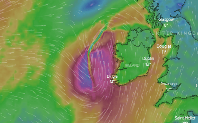 Met Éireann issue new weather warning with 'severe gusts' returning this weekend