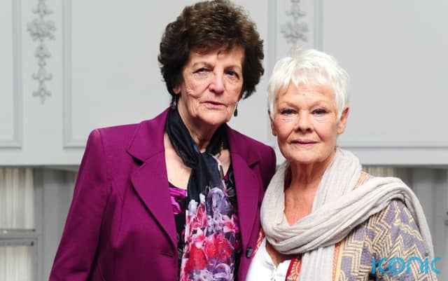 Philomena Lee with Dame Judi Dench