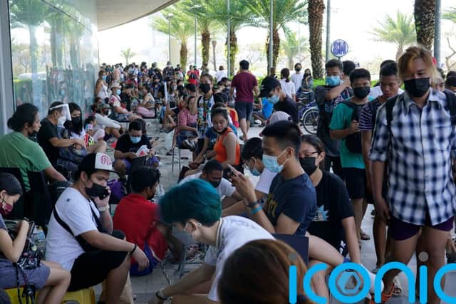 “We’re currently doing repairs because even our evacuation centres were destroyed. There are no shelters, the churches, gymnasium, schools, public markets and even the capitol were all shattered,” Mr Demerey said.