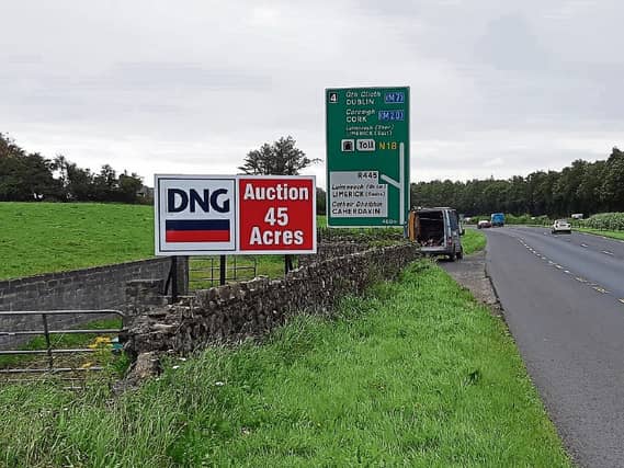 The lands are located off the N18 near Cratloe